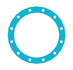 Picture of 1/8" Thick Gylon 3504 Full Face Gasket