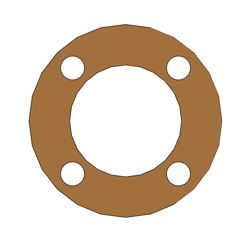 Picture of 1/16" Thick Gylon 3500 Full Face Gasket