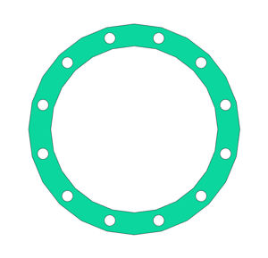 Picture of 1/16" Thick Thermoseal C4401 Full Face Gasket