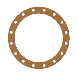 Picture of 1/8" Thick Gylon 3500 Full Face Gasket