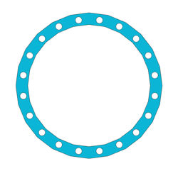 Picture of 1/16" Thick G3000 Full Face Gasket