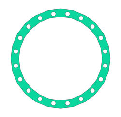 Picture of 1/8" Thick Thermoseal C4401 Full Face Gasket