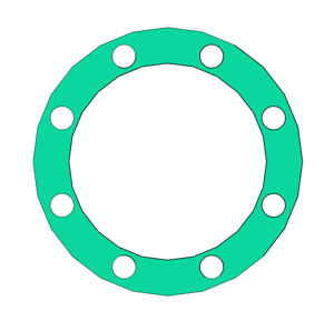 Picture of 1/16" Thick Thermoseal C4401 Full Face Gasket